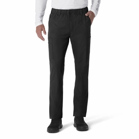 Side slits Relaxed fit wear Carhartt Force Essentials Men's Straight Leg Cargo Scrub Pant - Black