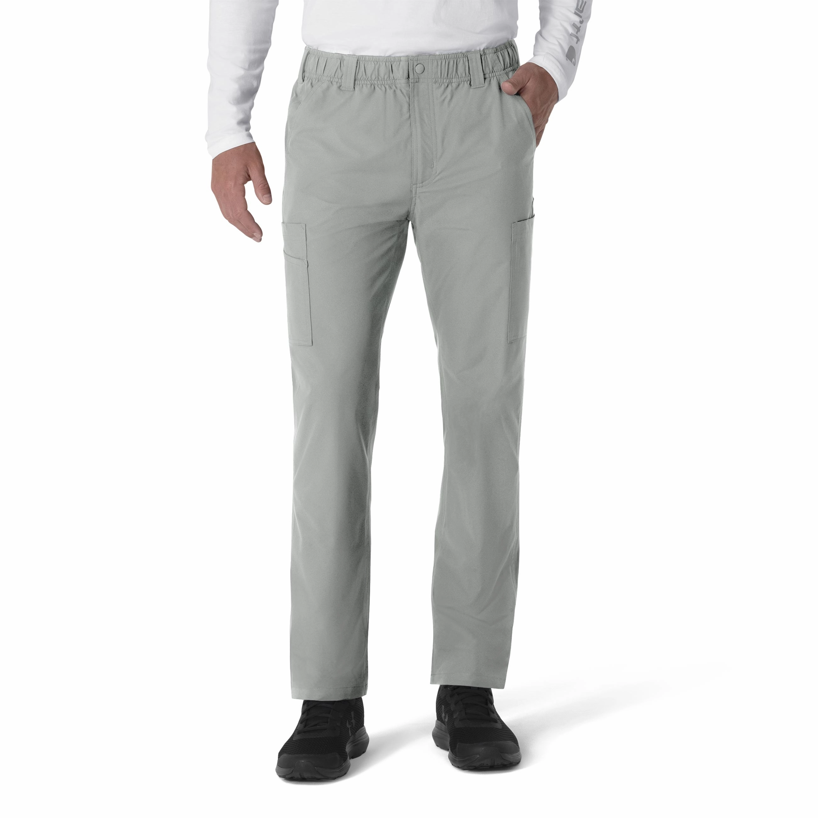 Comfy Wardrobe Breathable layers Carhartt Force Essentials Men's Straight Leg Cargo Scrub Pant - Grey