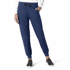 Unisex style Carhartt Force Essentials Women's Jogger Scrub Pant - Navy