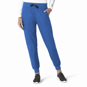 Water Resistant Carhartt Force Essentials Women's Jogger Scrub Pant - Royal