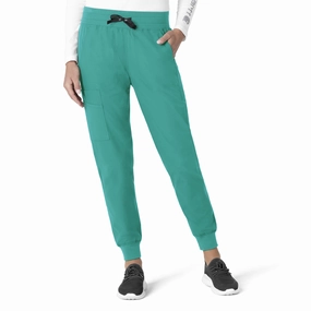 Carhartt Force Essentials Women's Jogger Scrub Pant - Teal Blue Breath Friendly Soft Comfort