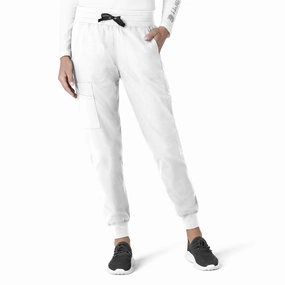 Carhartt Force Essentials Women's Jogger Scrub Pant - White ErgonomicStitching Essential Waist