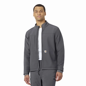 concert Carhartt Rugged Flex Men's Bonded Fleece Jacket - Pewter