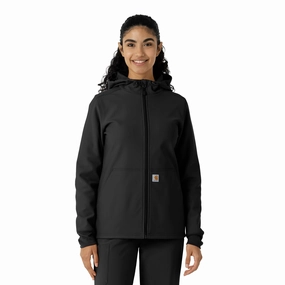 Carhartt Women's Bonded Fleece Hoodie - Black Trend