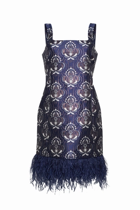 Carlie Mini Dress Pleat-Front