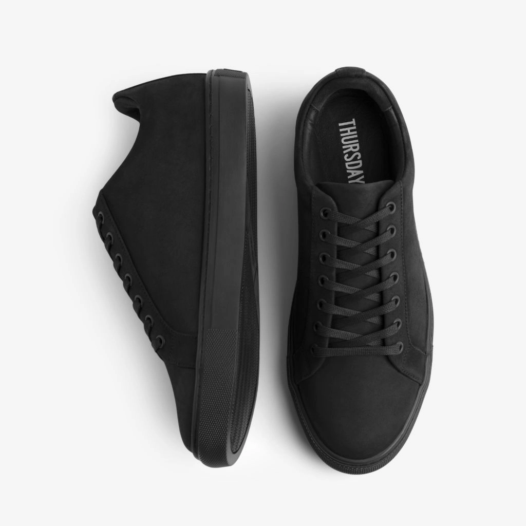 Retro Touch Abrasion resistant Premier Low Top | Black Matte