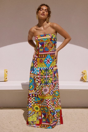 Casual Look Phaedra Maxi Dress - Print
