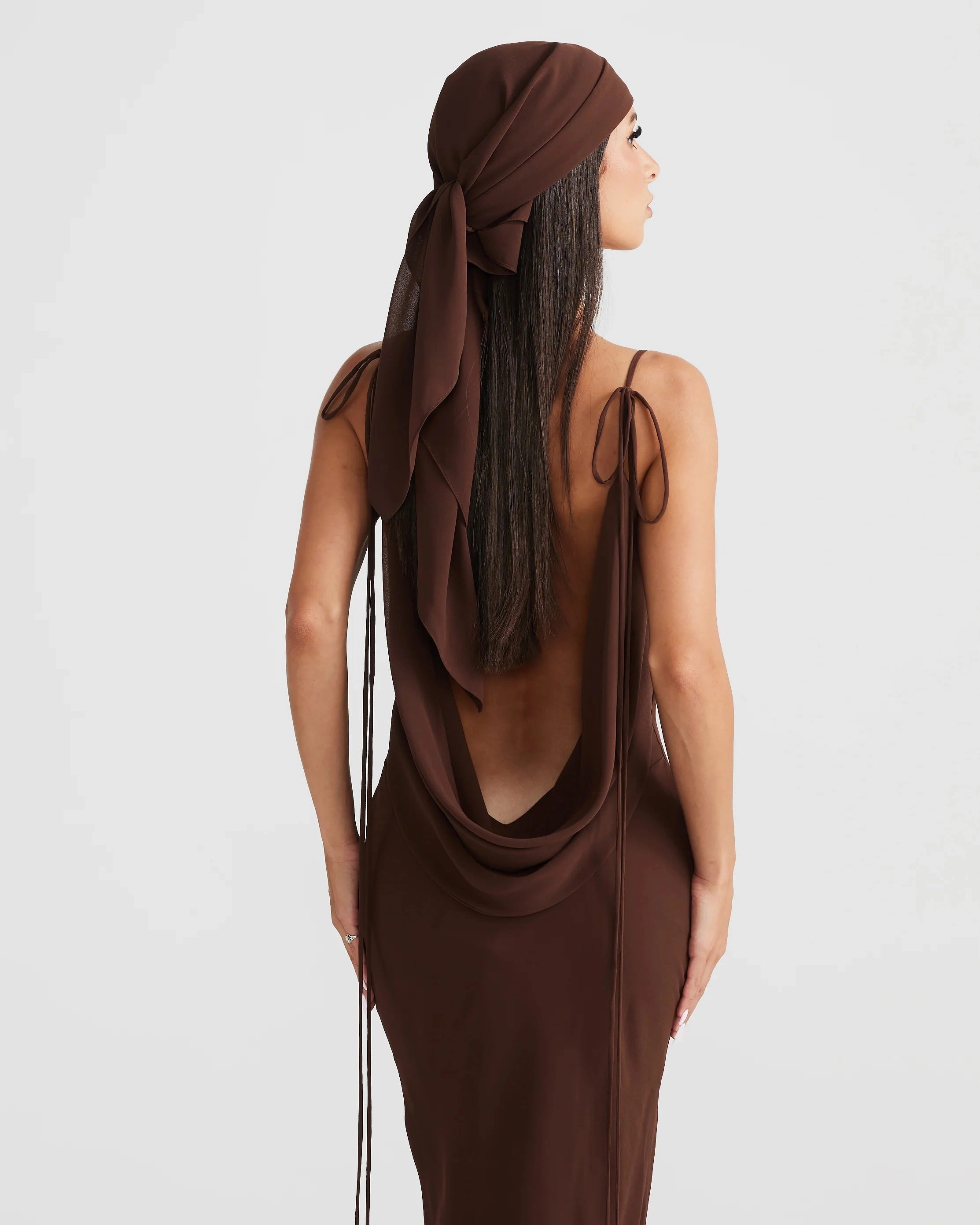 Work Look Amali Dress - Brown