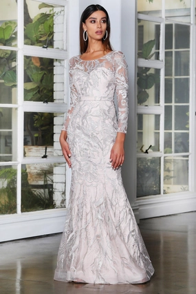 Cindy Gown - Blush Water-resistant