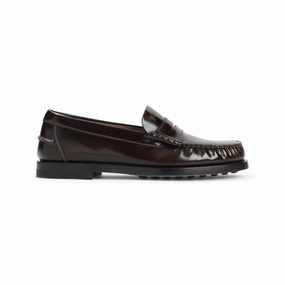 Joy Glow Brown Calf Leather Loafers