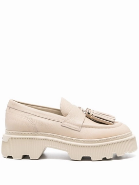 Pink Leather Loafers Taste Fest