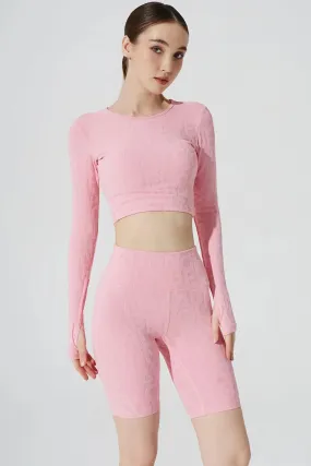 Classic D??ese Fleur Bra 3D - Powder Pink Heat-sealed seams