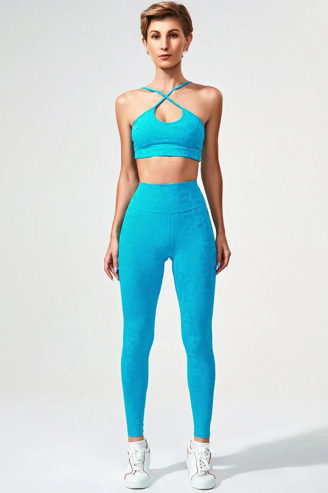 Easy Fabric Orange sports apparel Classic Lumi??re Bra 3D - Dazzle Blue