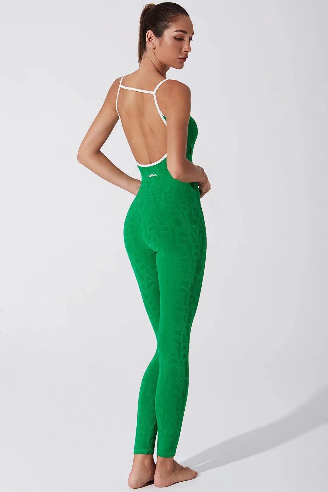 Classic Coeur Del Jumpsuit 3D - Dark Green Loose Fine Urban Fancy