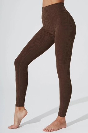No irritation Classic D??ese Fleur Legging 3D - Chocolate