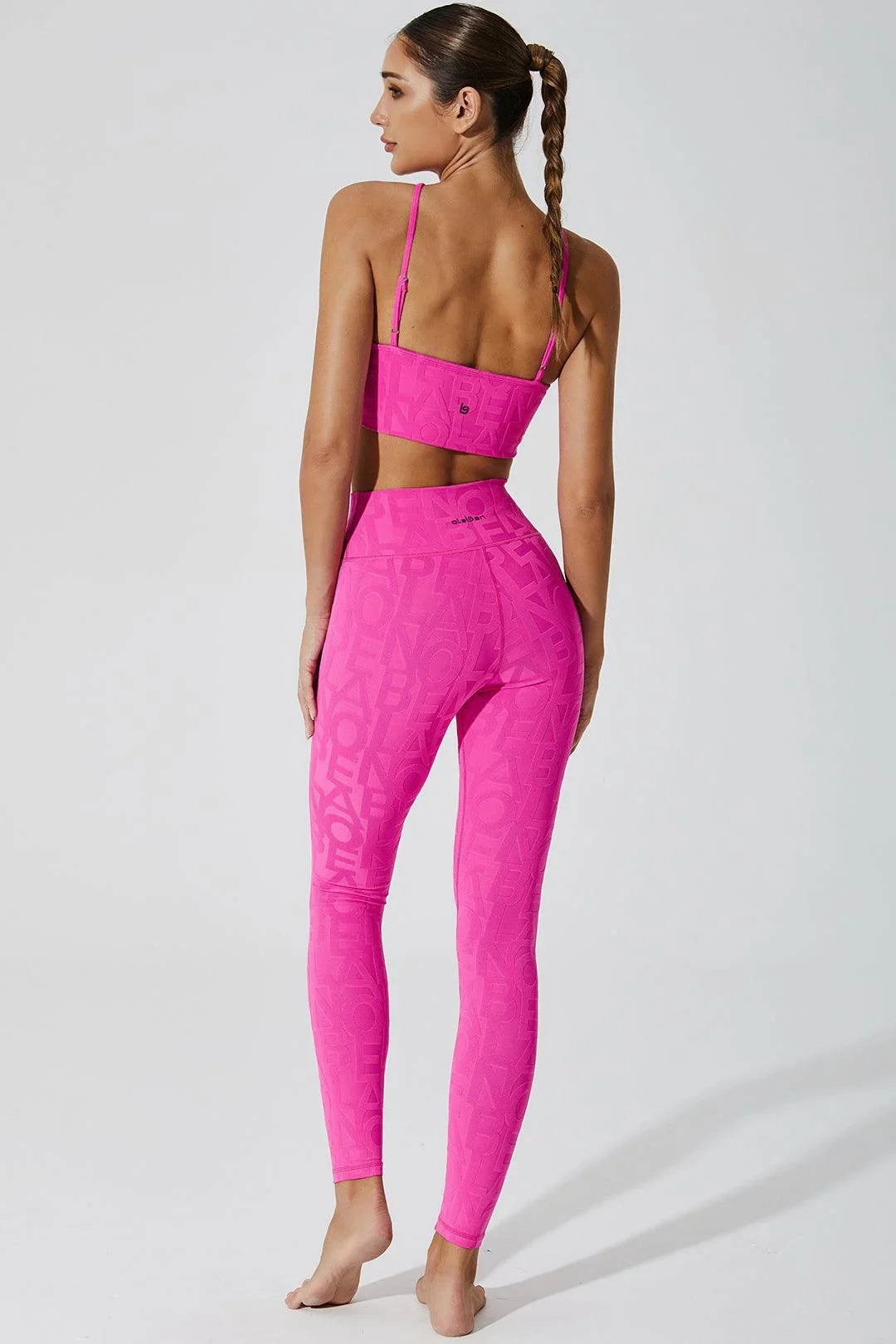Classic D??ese Fleur Legging 3D - Dark Pink Purple Stylish Stretch Wear