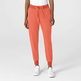 Nova Women's Jogger Utility Scrub Pant - Sugar Coral hypoallergenic