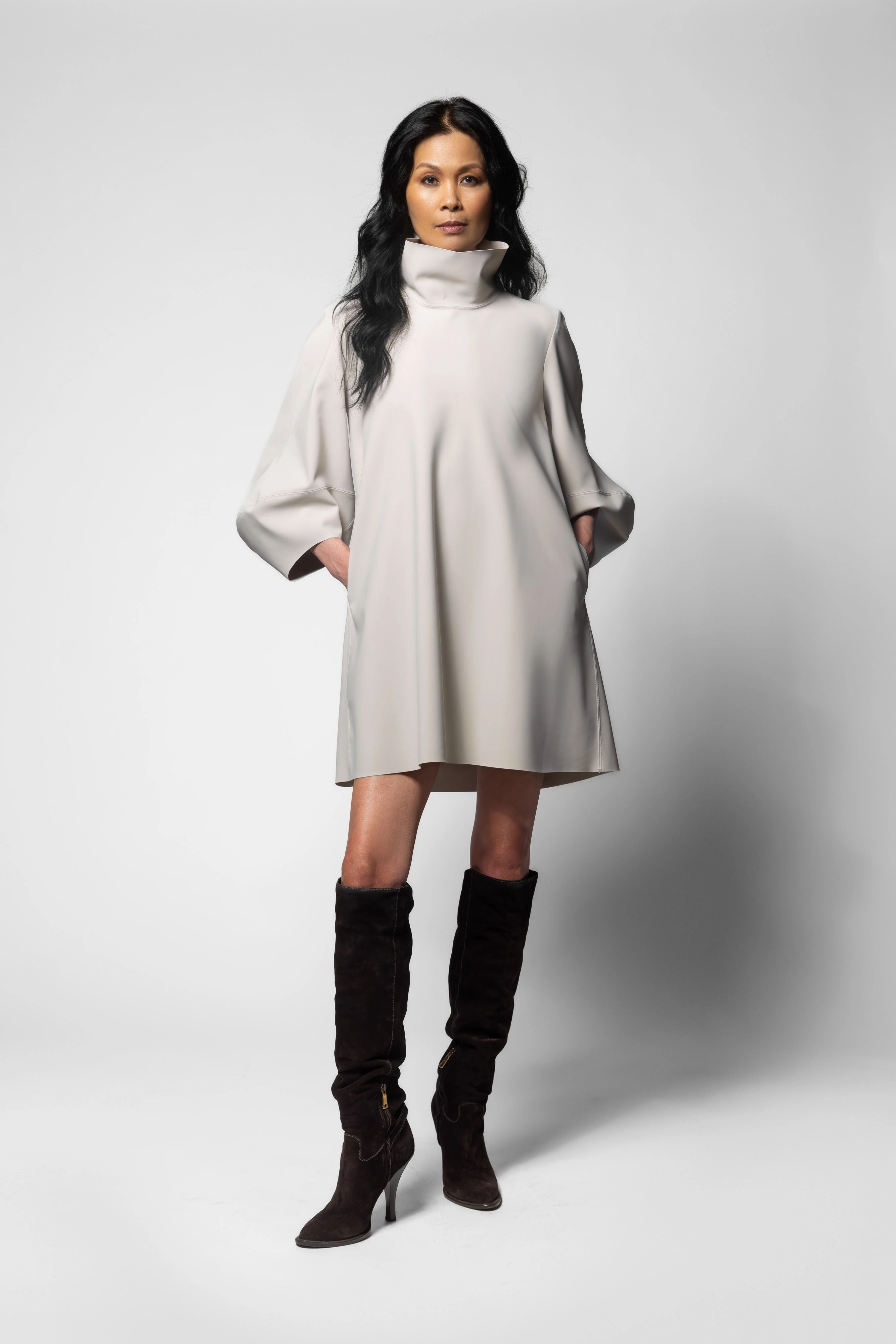 Vibrant Design Sophisticated Wear Claudia Mini Tunic - Avalanche