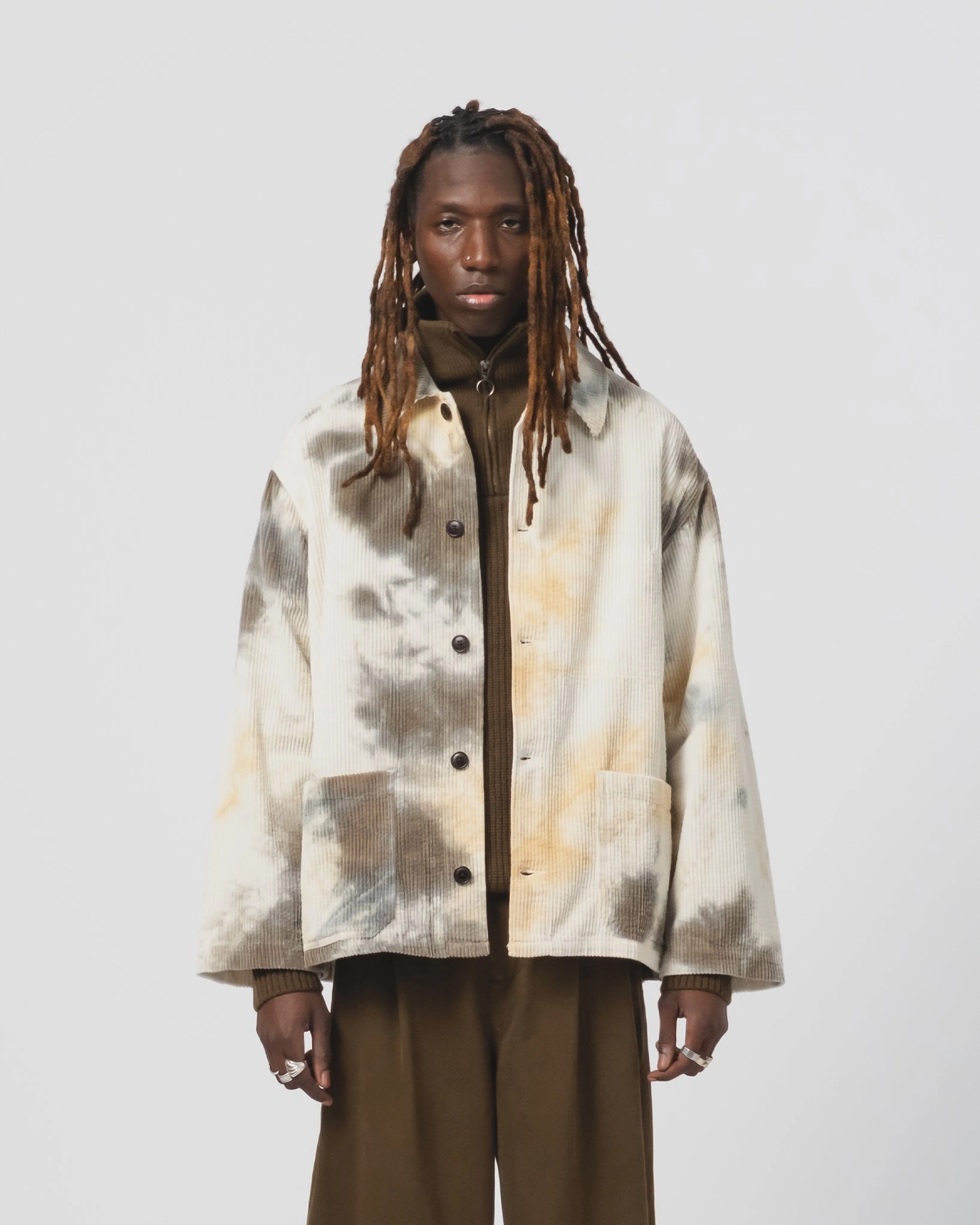 Sports use Coach Jacket Marsian Cord Aluminium