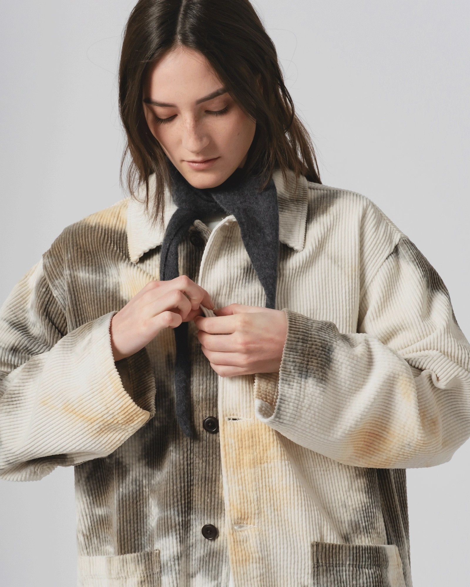 Cool Ready Active Jacket Coach Jacket Marsian Cord Aluminium