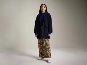 Santan tailor coat (252 / G / STRIPE A) Daywear Staple Comfortable lining