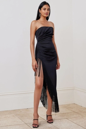 Cassia Dress - Black All Season Style Versatile Comfort Wear