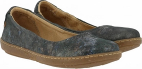 Bazaar Day Women's Coral Fantasy Flat Shoes In Carbon