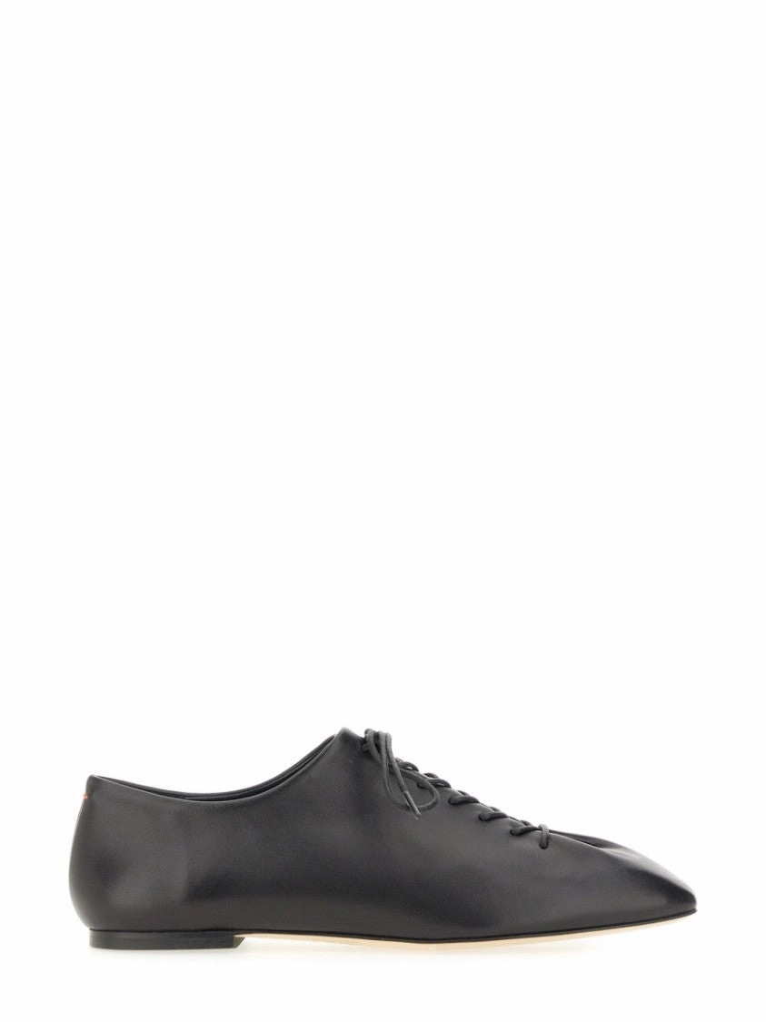Side Path Isla" Black Lace-Up Shoe