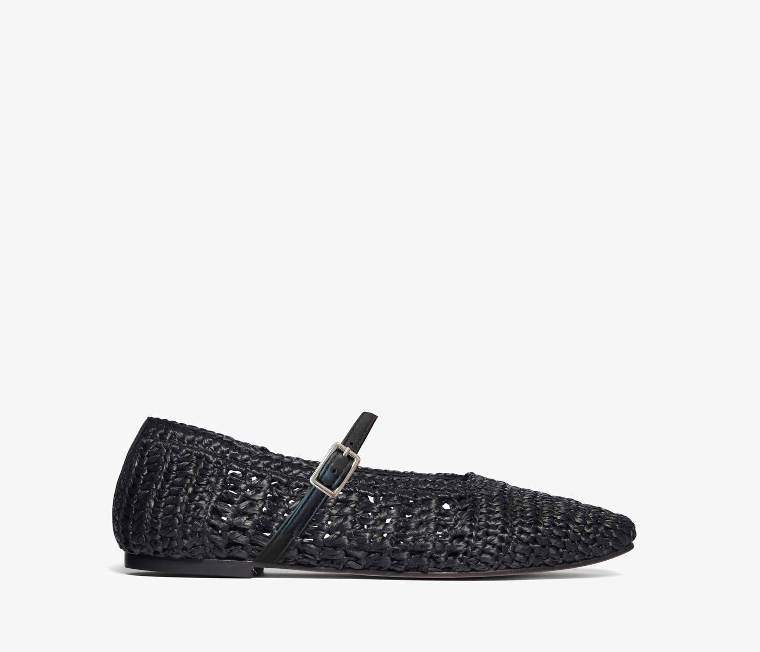 Women's Jules Mary Jane Flat In Black Fair Day