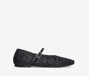 Women's Jules Mary Jane Flat In Black Fair Day