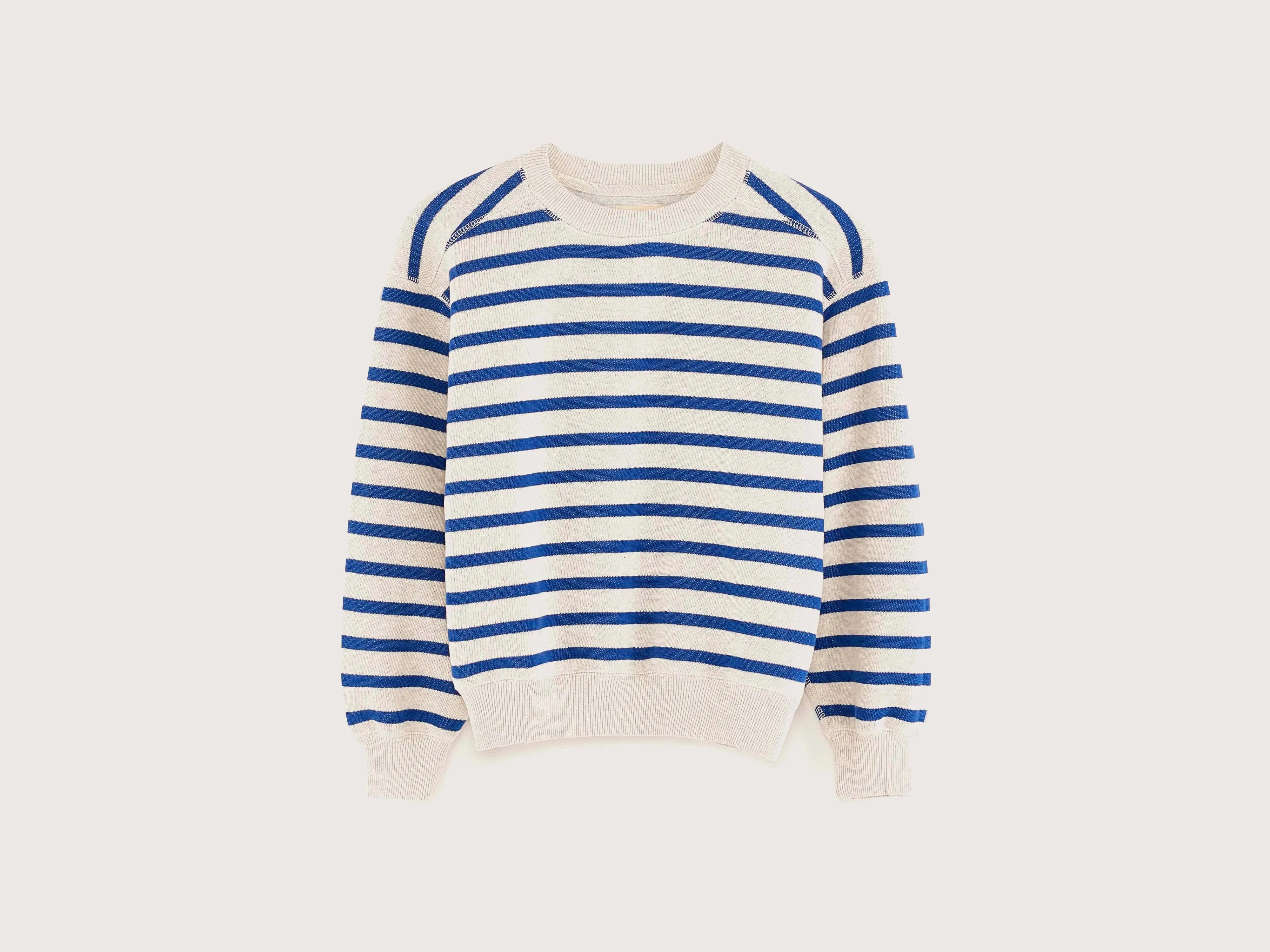 Fadol crewneck sweatshirt (251 / G / STRIPE A) Anti-static