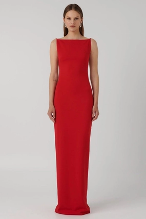 Dreamy Texture Gabbi Gown - Red