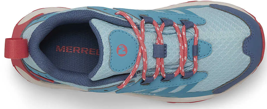 Supportive Walk Woodland Walk Merrell Moab Speed 2 Waterproof Junior Walking Shoes - Blue