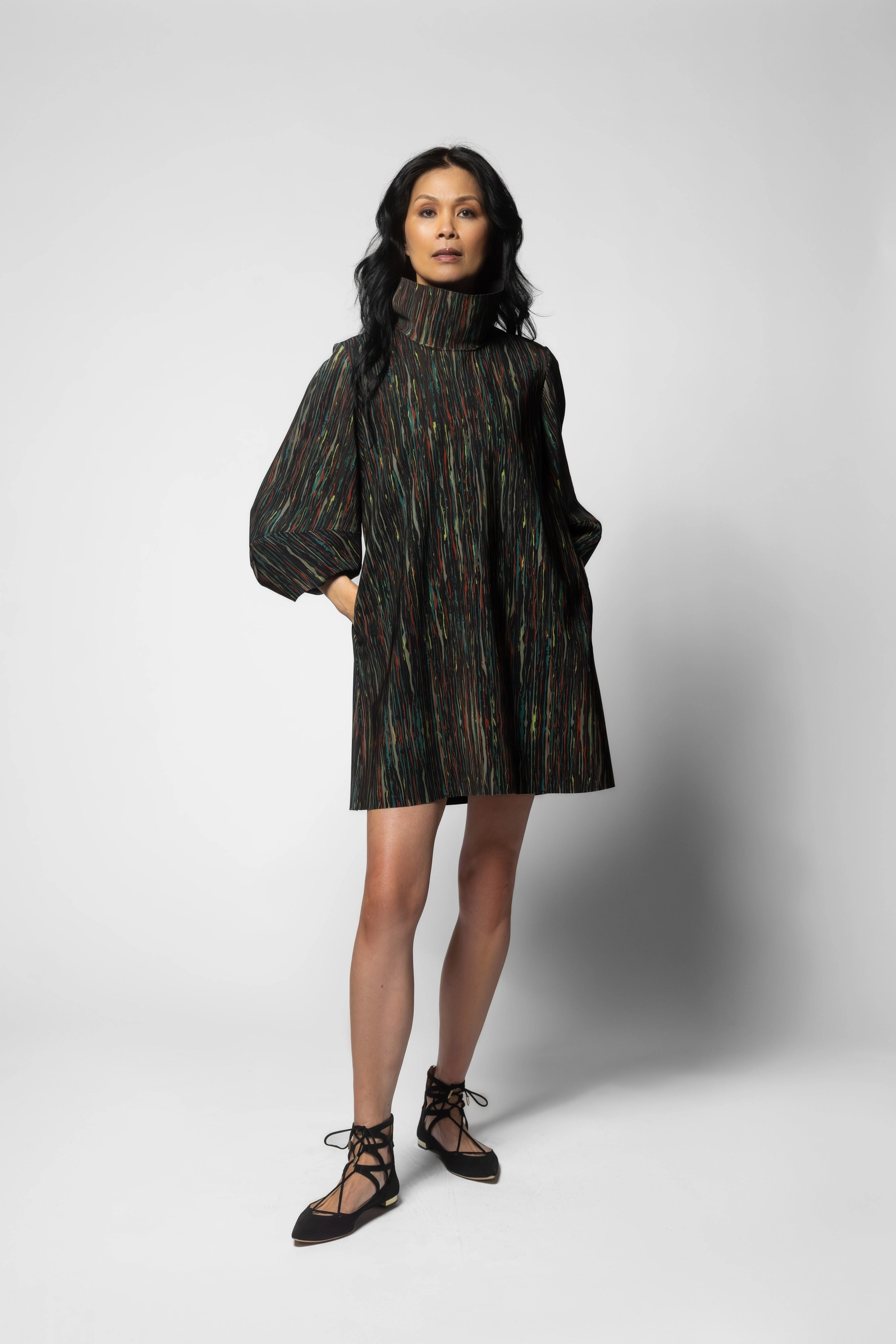 Open Design Claudia Mini Tunic - Nemi Print