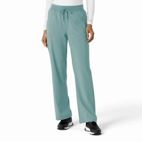 SecureClosureSystem Carhartt Force Cross-Flex Women's Boot Cut Scrub Pant - Summer Blue