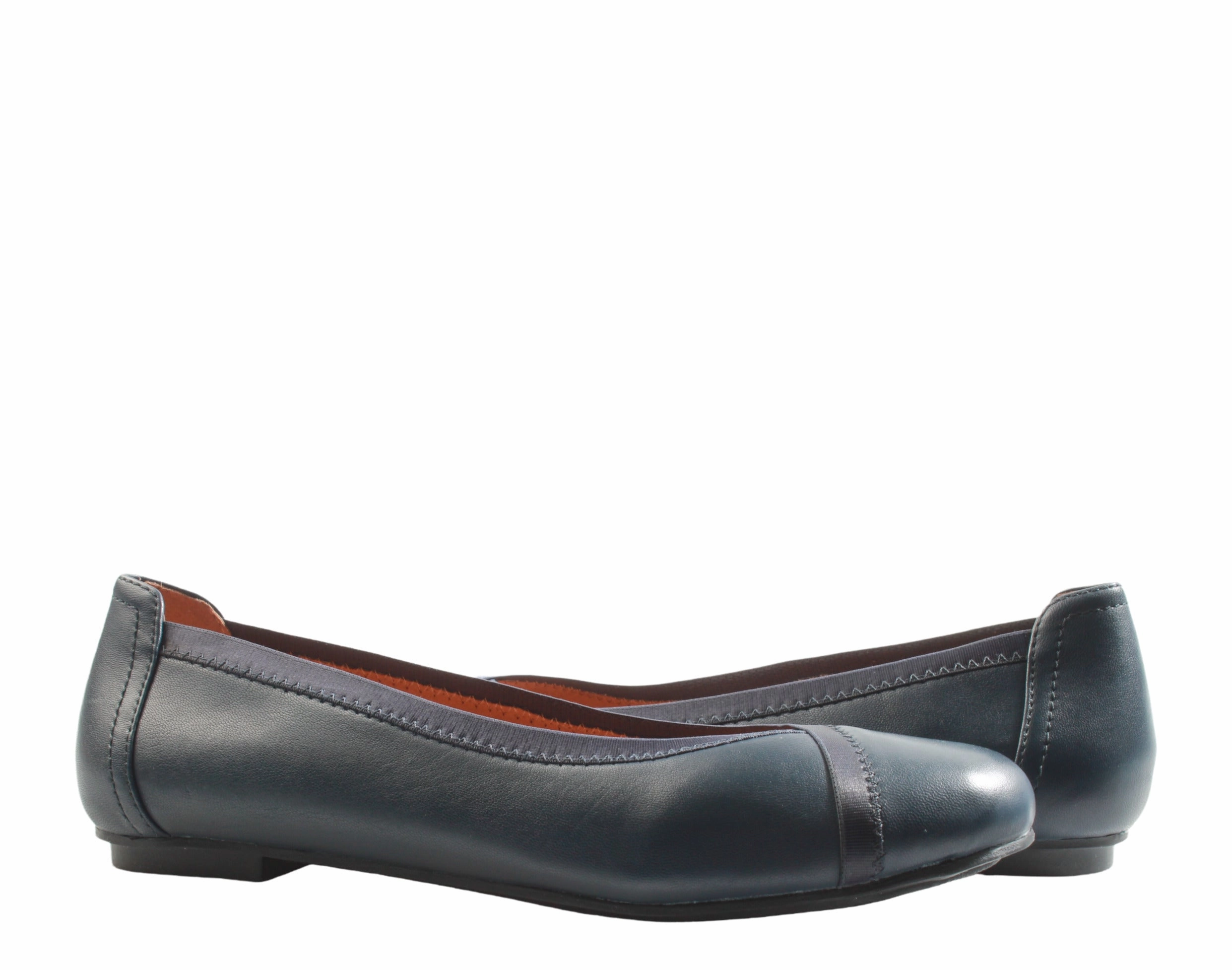 Effortless Comfort Comfort Straps Vionic Women's Caroll Navy Ballet Flats 10010058-410