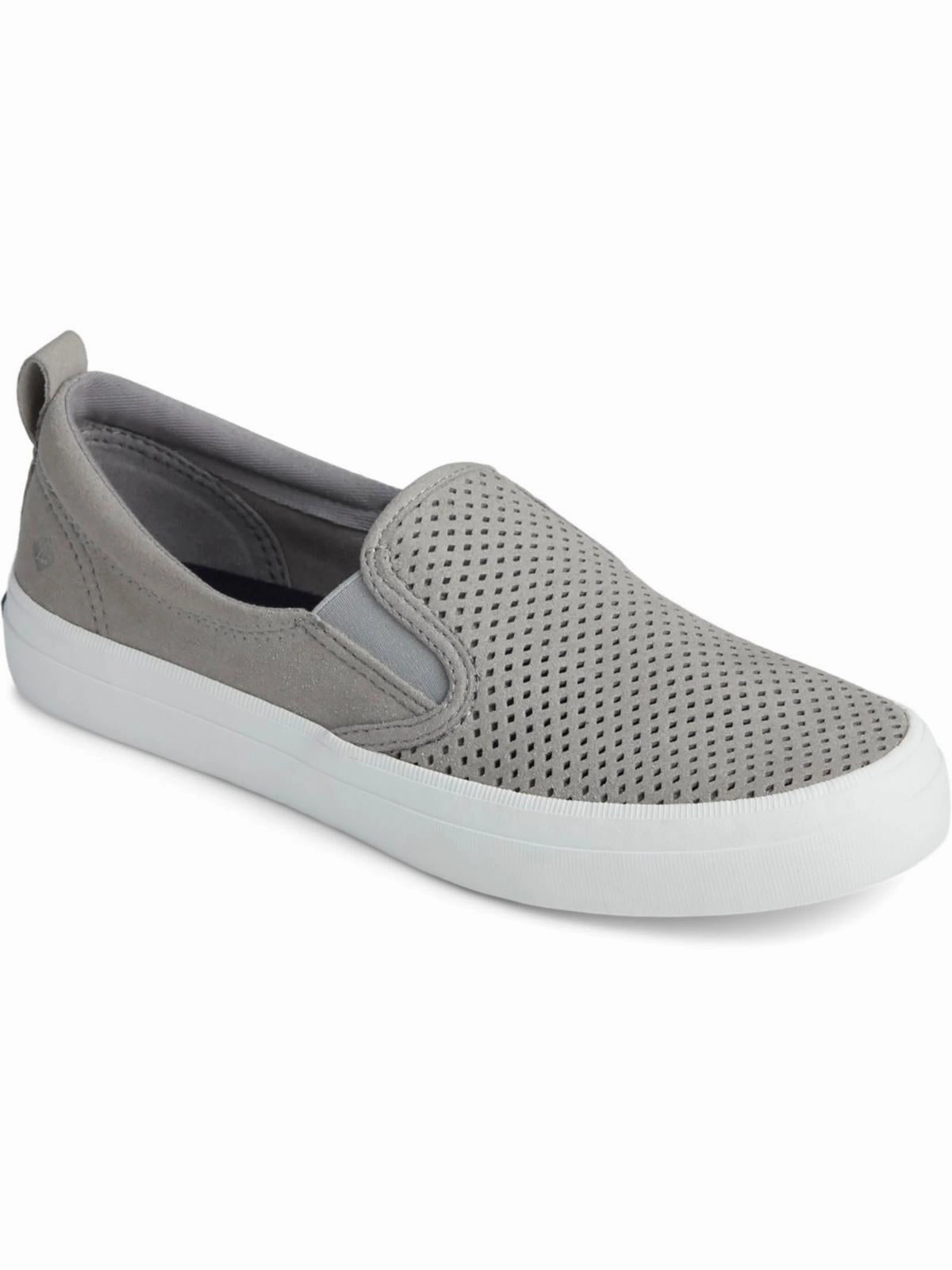 Easy Fit Flats CREST SLIP ON Womens Faux Leather Slip On Flat Shoes