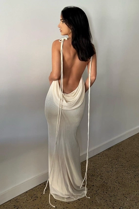 Cristina Gown - Pearl White Chilly Weather Layer