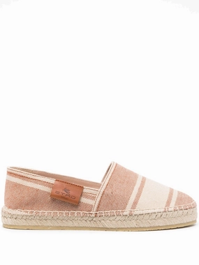 Relaxed Walk Espadrillas Striped Canvas