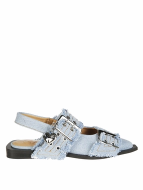 Charms Denim Ballerina Chic Slip-ons Style Trip