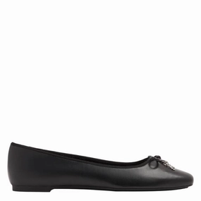 Michael Kors Nori Leather Ballet Flats Perfect Support