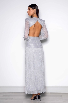 Thermal-Lined Scarlett Dress - Silver