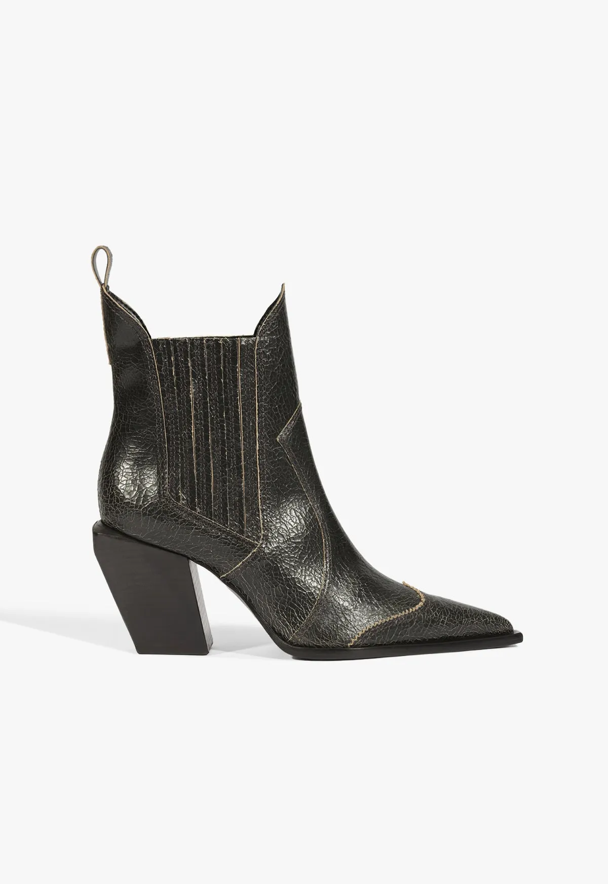 Smooth Surface Dolly Leather Bootie
