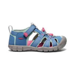 Comfortable Travel Footwear Pool Wear Little Kids' Seacamp II CNX  |  Coronet Blue/Hot Pink
