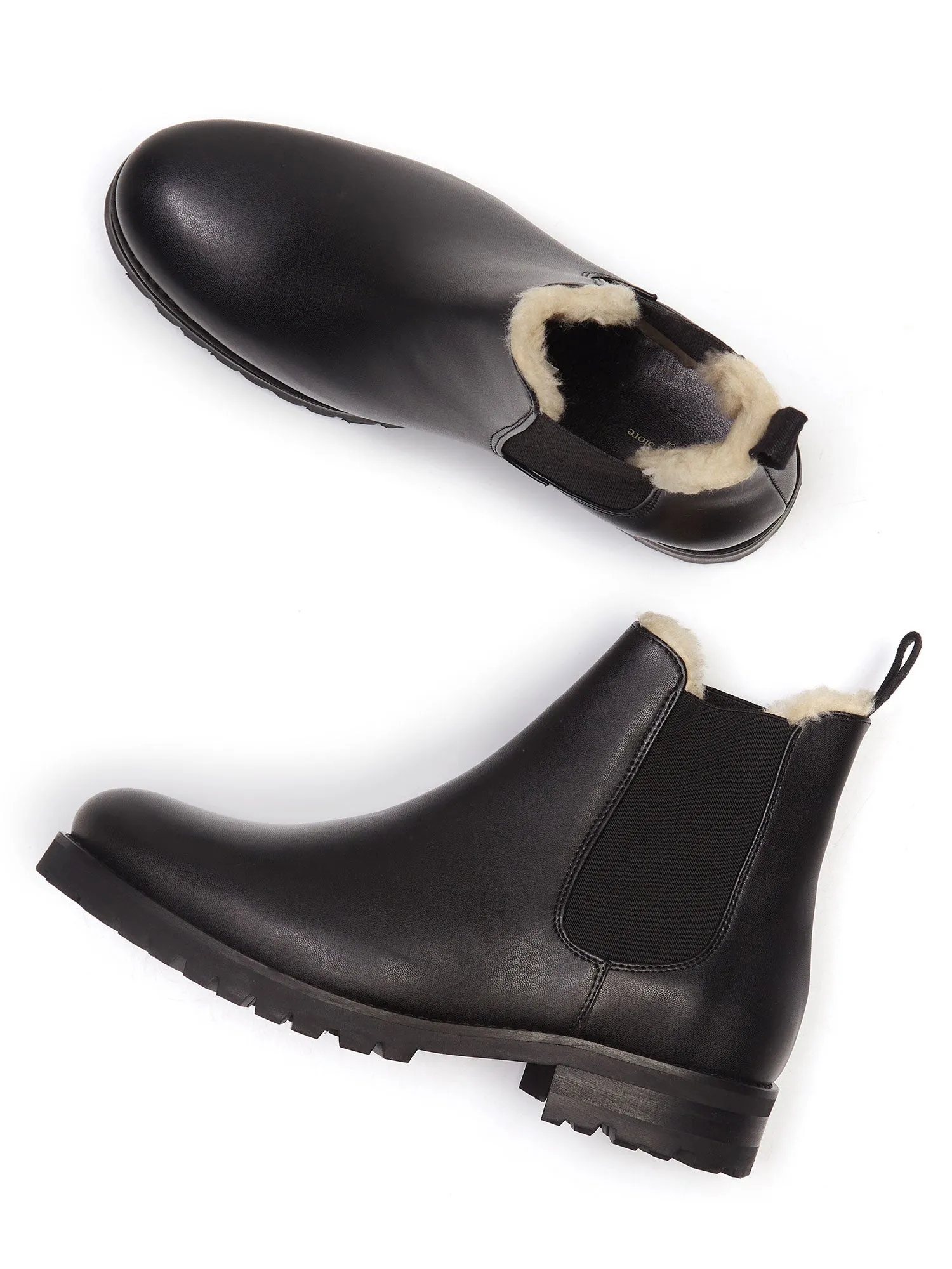 Luxe Insulated Deep Tread Chelsea Boots Breathable River Crossing Indoor