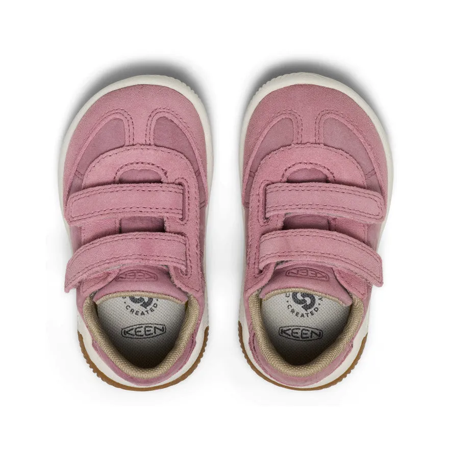 Trend-setting Flexible Tread Pattern Toddlers' KNX T-Toe Sneaker  |  Lilas/Star White