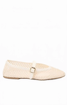 Team Meet Women's Nolita Ballet Flats In Beige