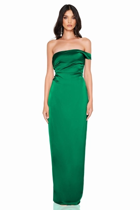 Nookie Pallisade Gown - Jade Sophisticated Fit Modern Waist