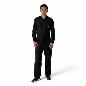 QuickDryTech SecureClosureSystem Carhartt Rugged Flex RSCU Men's Ripstop Coverall - Black