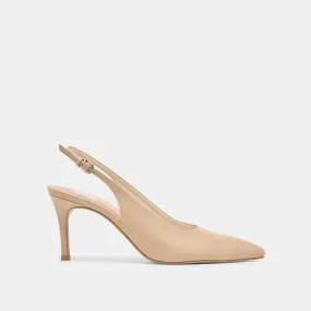 ELASI HEELS BEIGE CRINKLE PATENT Fashion Footwear
